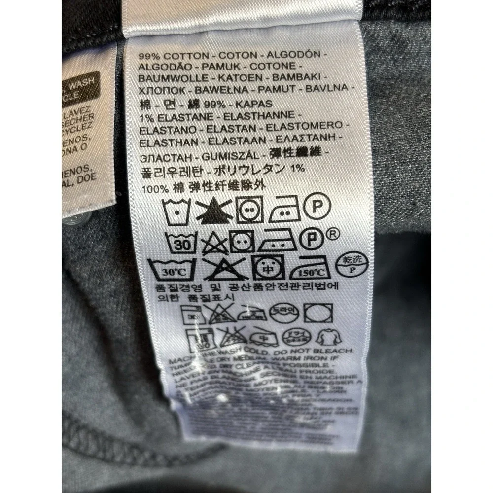 Levi's 511 Men's 36X30 Sexy Slim‎ Fit Black Straight Leg Jeans Workwear Everyday